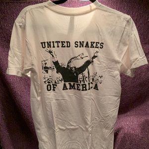United Snakes Of America White Tee